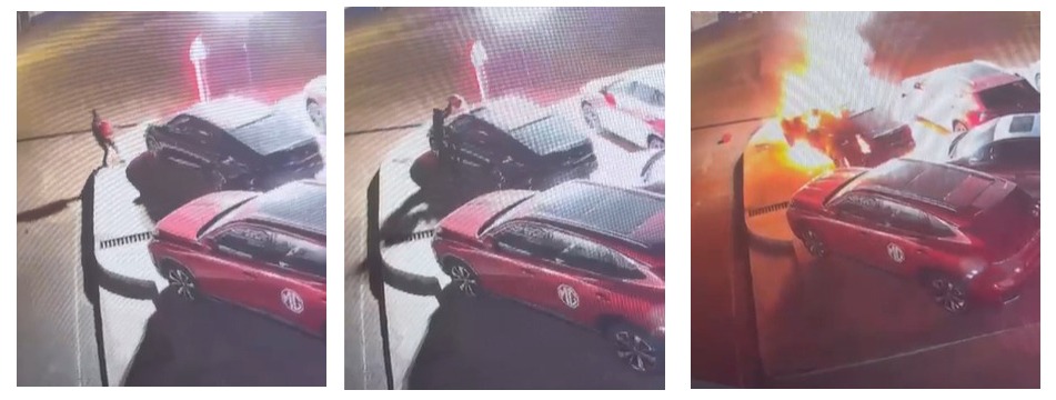 Con bidón de gasolina, hombre incendió 5 autos: FGE Con bidón de gasolina, hombre incendió 5 autos: FGE
