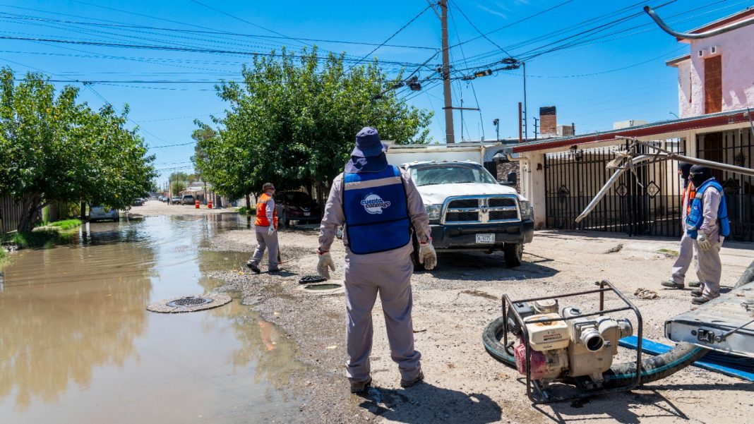 Con motobomba, buscan reducir aguas negras en fraccionamiento Río Bravo Con motobomba, buscan reducir aguas negras en fraccionamiento Río Bravo