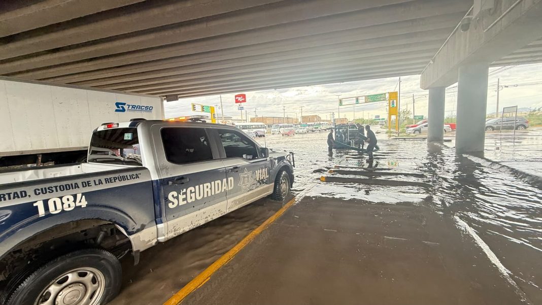Vigilan zonas de la frontera por lluvias Vigilan zonas de la frontera por lluvias