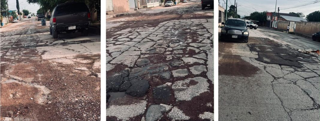 Urgen reparar calle Francisco Villa… en sur de Chihuahua Urgen reparar calle Francisco Villa… en sur de Chihuahua