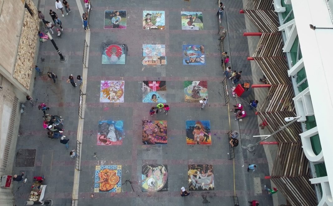 Hacen de Juárez un lienzo con “GisArte” Hacen de Juárez un lienzo con “GisArte”
